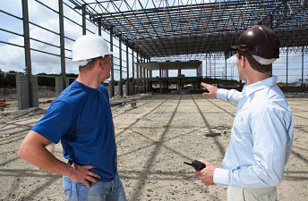 Two guys on the job site
